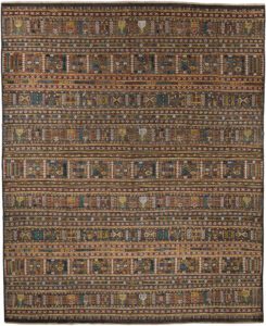 Afghan Hand Knotted Modern Village Textured Rug