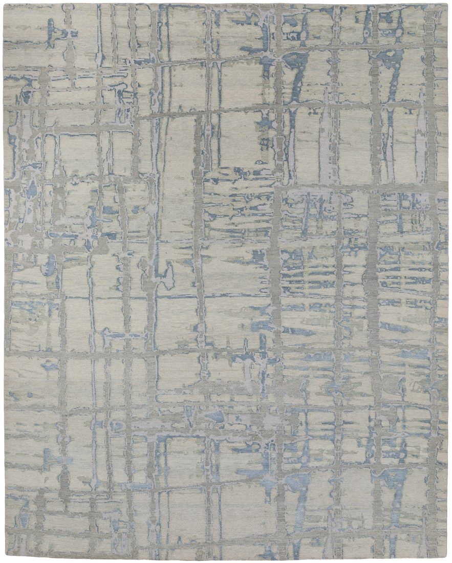 Tibetan Handwoven wool and Silk Nepal Rug