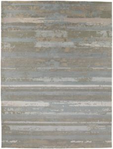 Tibetan Wool and Silk Handwoven Rug