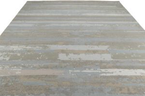 Tibetan Wool and Silk Handwoven Rug