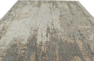 Tibetan Wool and Silk Handwoven Rug