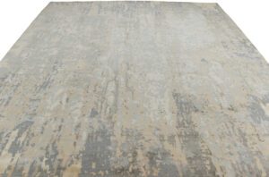 Tibetan Wool and Silk Handwoven Rug