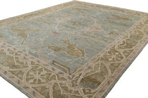 Tibetan Oushak Handwoven Rug