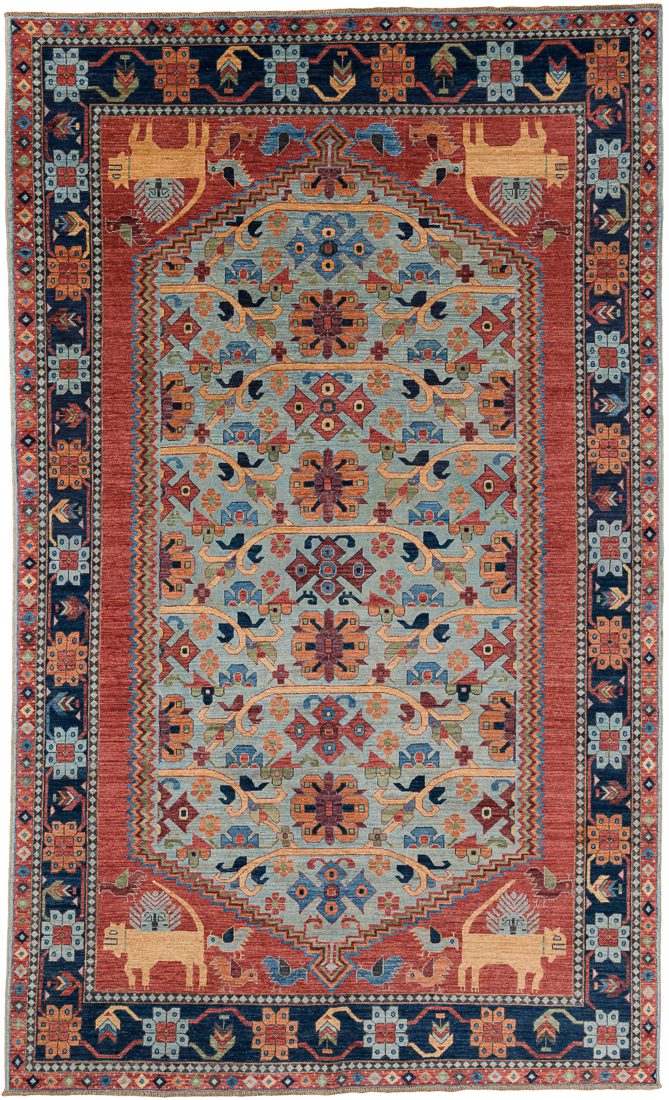Afghan Qashqai Tribal Handwoven Rug