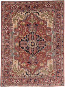 Afghan Heriz Handwoven Tribal Rug