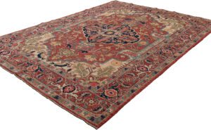 Afghan Heriz Handwoven Tribal Rug