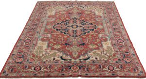 Afghan Heriz Handwoven Tribal Rug