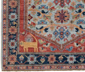 54535_NVA022B-Qashqai_Fine_Luxe_Tribal_Handwoven_Rug-4'2''x6'3''-Afghanistan-1-Border