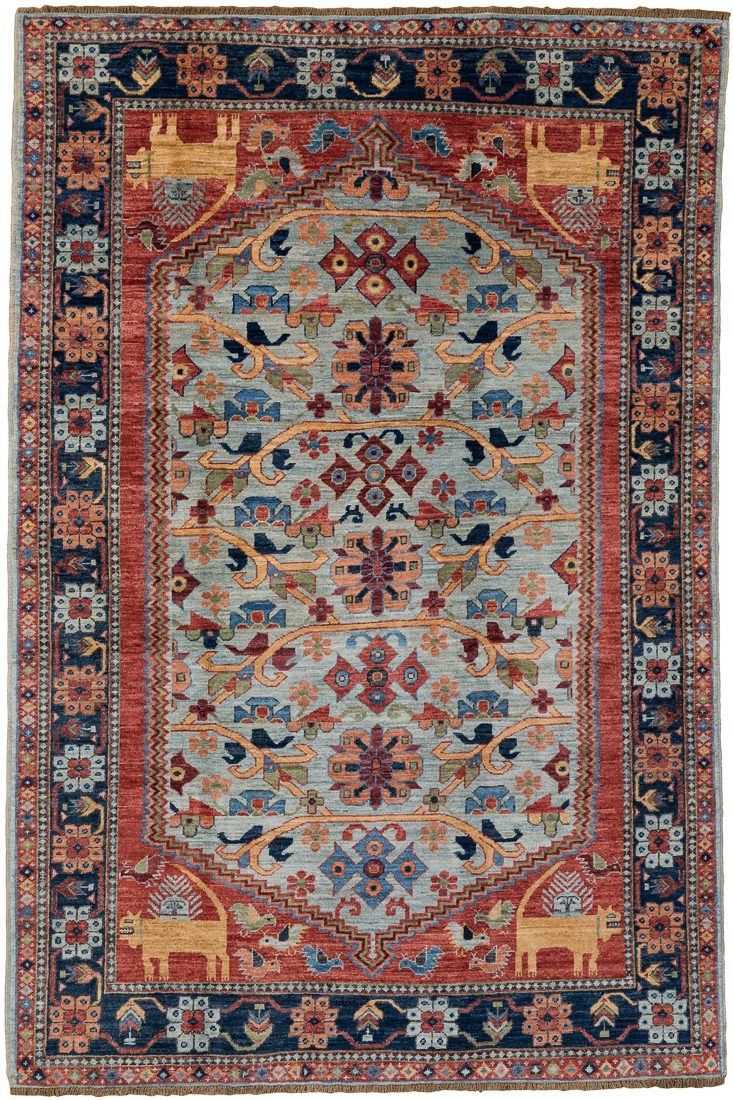 Afghan Qashqai Fine Handwoven Rug