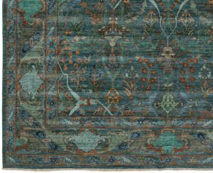 54536_BTR022B-Gherous_Transitional_Very_Fine_Handwoven_Tribal_Rug-8'2''x10'0''-Afghanistan-1-Border