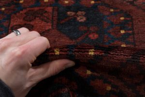 22958-Antique_Bokara_Fine_Handwoven_Tribal_Rug-4'2''x7'8''-Afghanistan-7