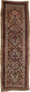 Antique Northwest Persian Kurdish Runner Rug