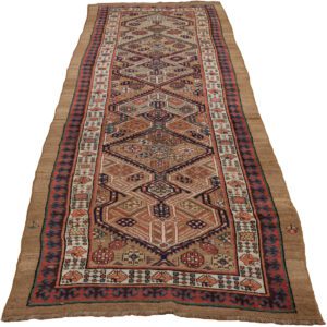 Antique Northwest Persian Kurdish Runner Rug
