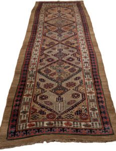 Antique Northwest Persian Kurdish Runner Rug