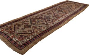 Antique Northwest Persian Kurdish Runner Rug