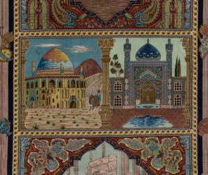 33173-Persian_Tabriz_Fine_Pictorial_Handwoven_Rug-6'0''x8'6''-Persia-1-Center