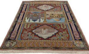 Persian Tabriz Fine Pictorial Handwoven Rug