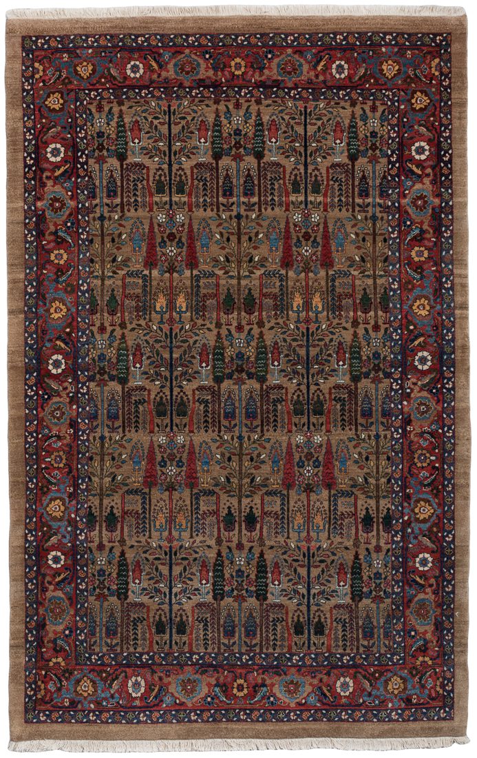 Persian Bidjar Village Handwoven Rug
