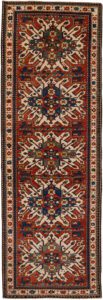 Turkish Village Kazak Handwoven Tribal Rug