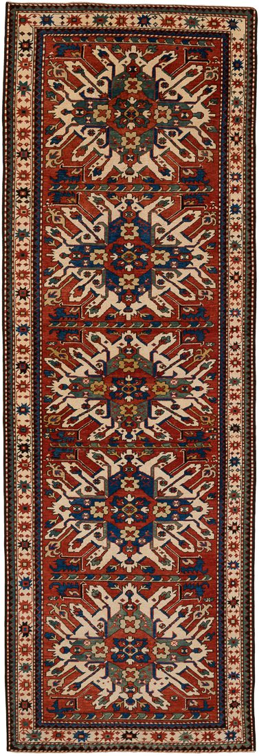 Turkish Village Kazak Handwoven Tribal Rug