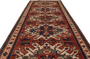 Turkish Village Kazak Handwoven Tribal Rug