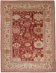 Afghan Sultanabad Handwoven Tribal Rug