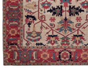 36891-Luxe_Tribal_Serapi_Oversized_Natural_Dyed_Wool_Rug-15'0''x20'0'-Afghanistan-1-Border