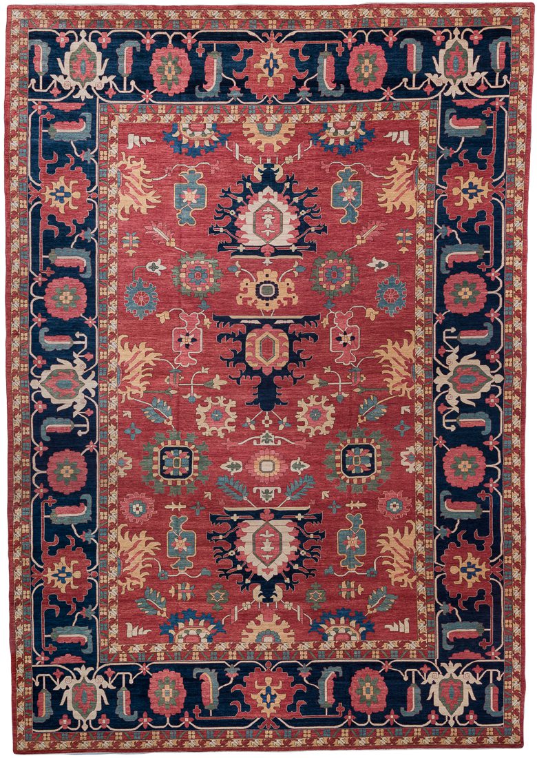 Heriz Luxe Tribal Handwoven Afghan Rug