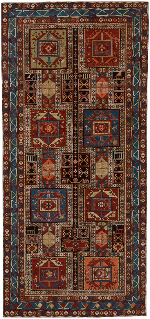 Turkish Shirvan Handwoven Village Rug