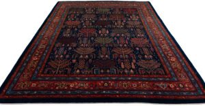 Persian Khamsehbaf Handwoven Village Rug