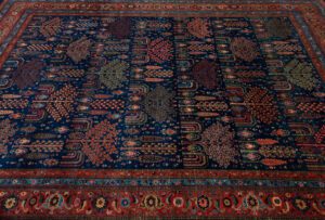 Persian Khamsehbaf Handwoven Village Rug