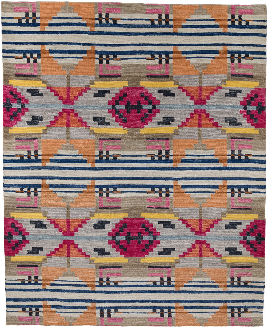 Tibetan Handwoven Himalayan wool Nepal Rug