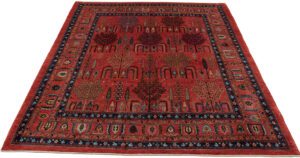 Persian Khamsehbaf Handwoven Village Rug