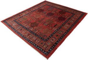 Persian Khamsehbaf Handwoven Village Rug