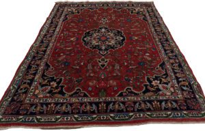 Antique Persian Halvai Bidjar rug