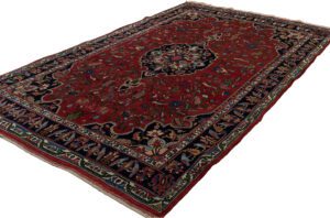 Antique Persian Halvai Bidjar rug