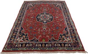 Antique Persian Halvai Bidjar rug