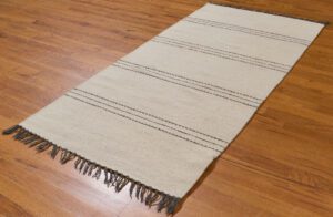 Vintage Native American Style Blanket Handwoven Wool Rug