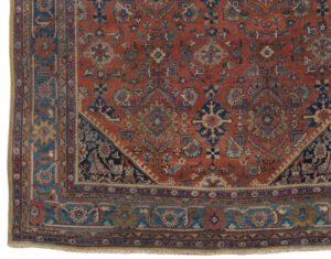 40630-Antique_Persian_Sultanabad_Rug-7'0''x10'3''-Persia-1-Border
