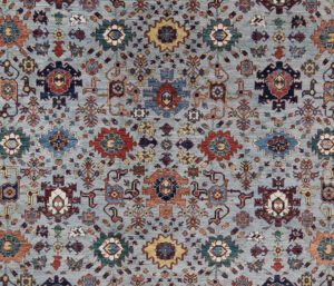 54551_BTR002A-Harshang_Handwoven_Tribal_Rug-13'0''x13'2''-Afghanistan-1-Center