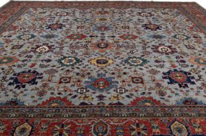 Harshang Handwoven Afghan Tribal Rug