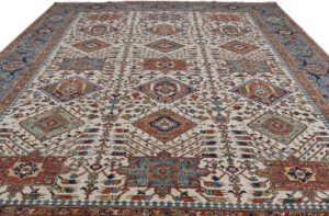 Afghan Karaja Handwoven Tribal Rug