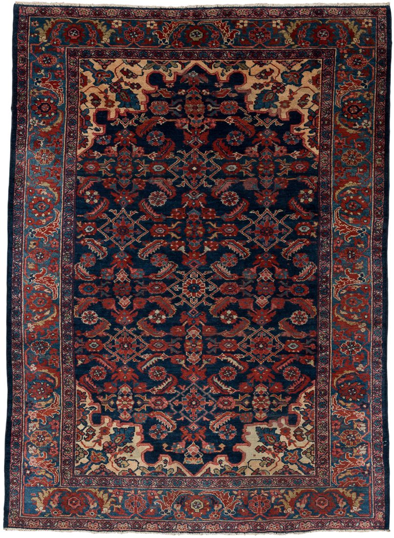 Antique Malayer Handwoven Rug