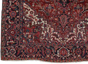 30438-Persian_Heriz_Semi-Antique_Handwoven_Rug-8'1''x11'9''-Persia-1-Border