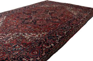 Semi antique Persian Heriz Handwoven Rug