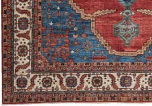 42281-Bakshaish_Handwoven_Tribal_Rug-9'7''x10'5''-Afghanistan-1-Border