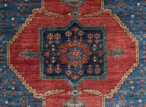 42281-Bakshaish_Handwoven_Tribal_Rug-9'7''x10'5''-Afghanistan-1-Center