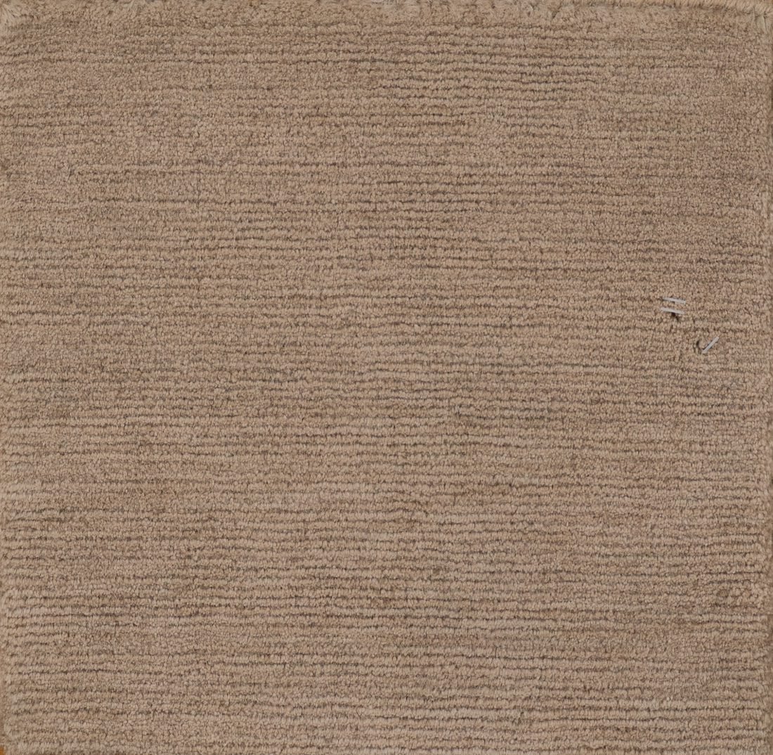 Modern Hand Knotted Lincoln Wool Solid Rug