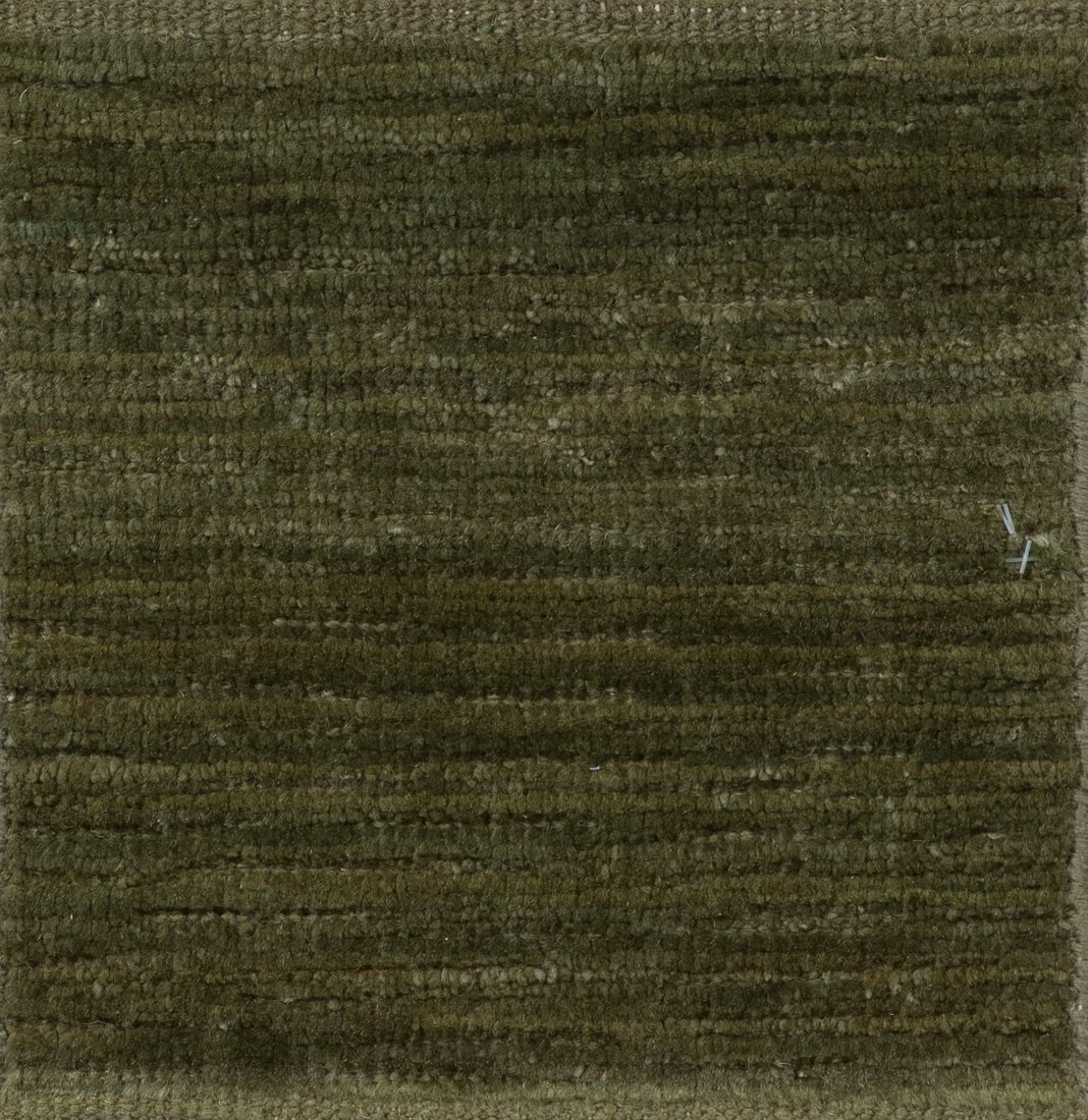 Modern Hand Knotted Ghazni Wool Solid Rug