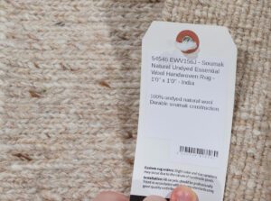 54546_EWV156J-Soumak_Natural_Undyed_Essential_Wool_Handwoven_Rug-1'0''x1'0''-India-4
